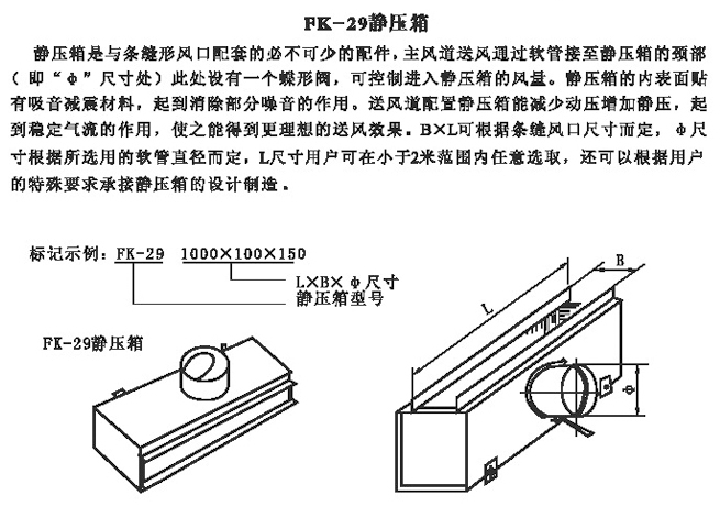 消声器、静压箱